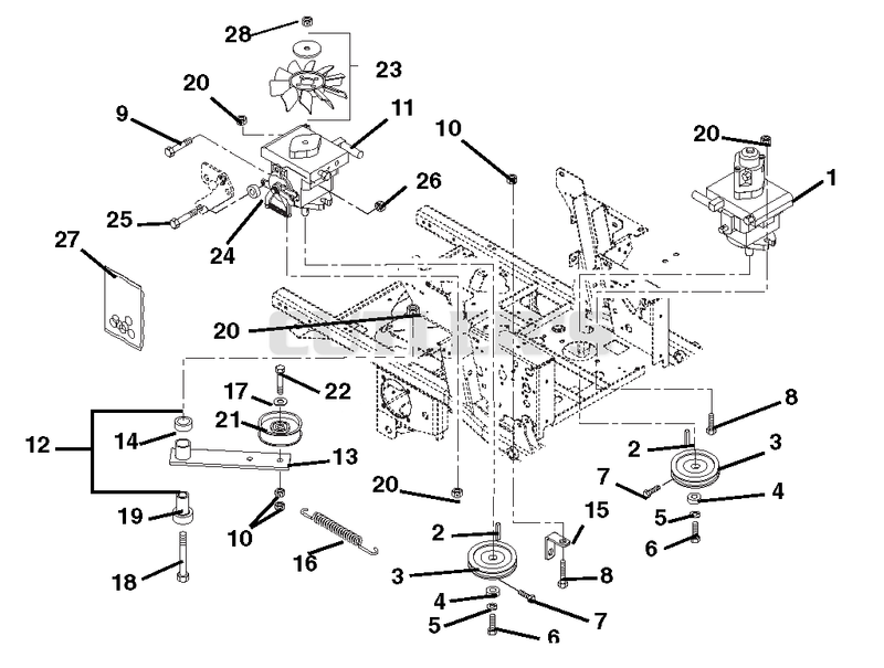 Hydrostatic Pumps And Idler