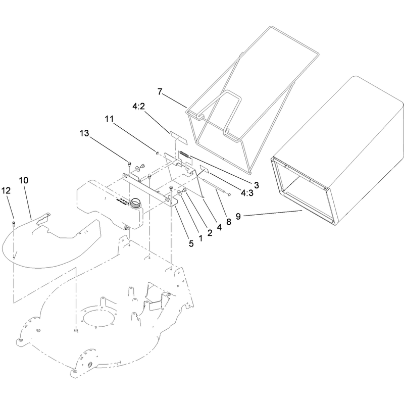 Bag and Door Assembly
