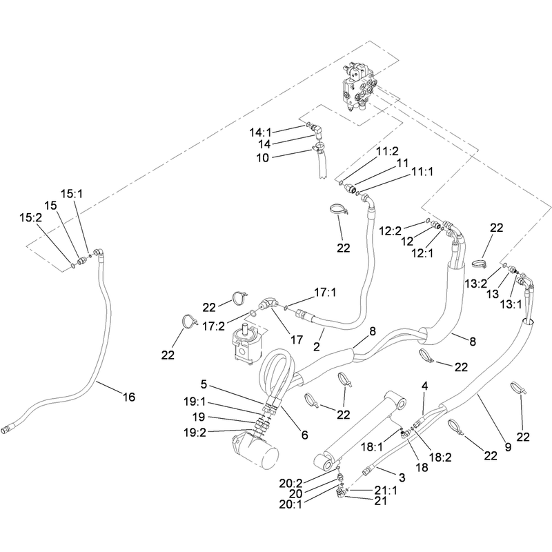 Hydraulic Routing Assembly