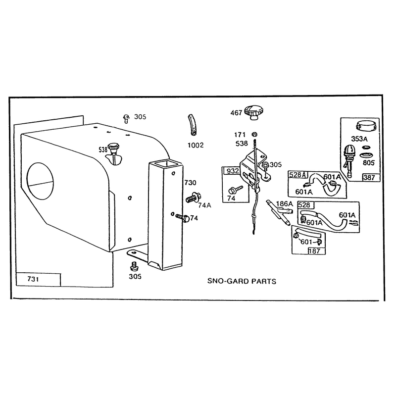 Engine Briggs & Stratton Model 190406 Type 3104-01 (continued)