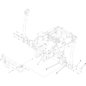 Bagger Mounting Assembly for Z500 Gas Frame
