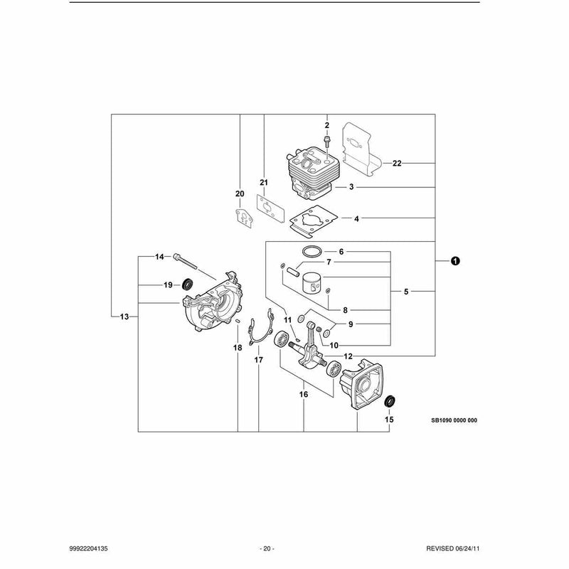 Engine, Short Block -- SB1090
