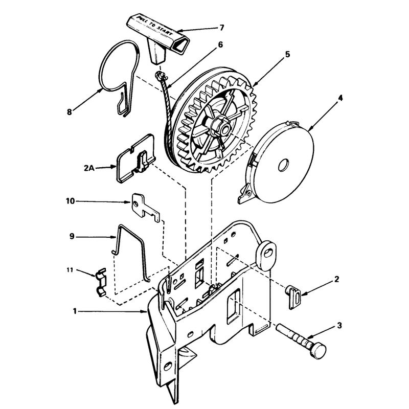 Rewind Starter No 590531