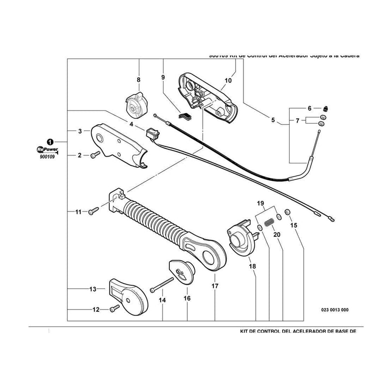 900109 RePower Hip Mount Throttle Control Kit