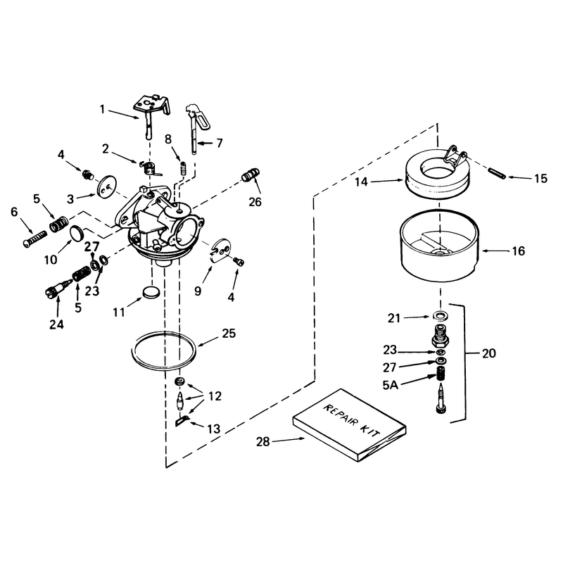 Carburetor No. 632334