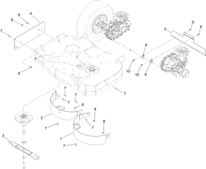 Toro 140-1913 36 in. Recycler Kit Mower Parts Diagram
