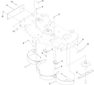Toro 140-1914 48 in. Recycler Kit Mower Parts Diagram