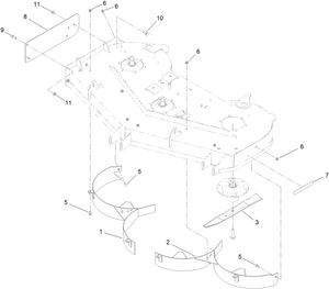 Toro 140-1915 54 in. Recycler Kit Mower Parts Diagram