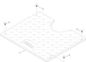 Floormat Kit Assembly No 140-2061