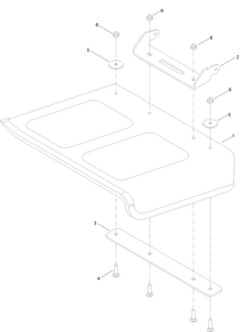 Toro 140-4300 Rubber Deflector Kit Mower Parts Diagram