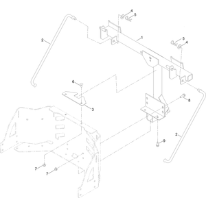 Toro 140-5125 Bagger Mount Kit Attachment Parts Diagram
