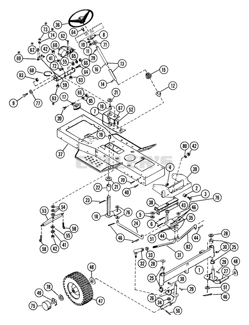 Front Axle, Steering & Electrical