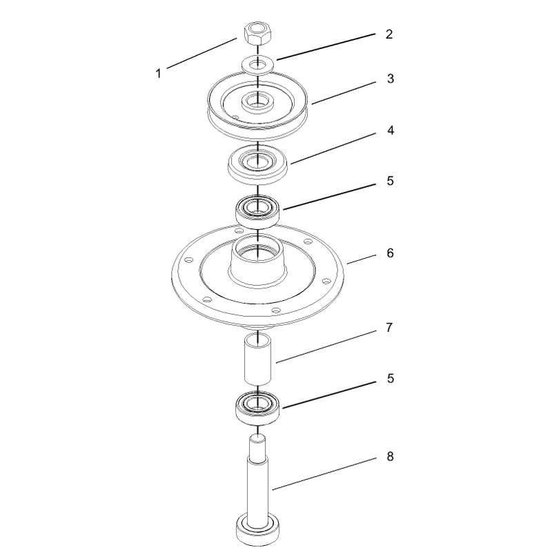 Spindle Assembly No 106-0787