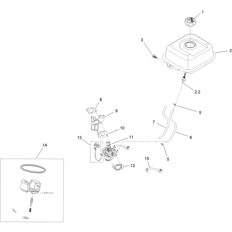 Fuel System and Carburetor Assembly