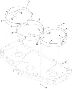 Toro 144-0380 Z-master 72 in. Deck Baffle Kit Parts Diagram