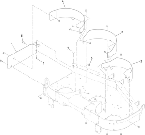 Toro 144-0386 Toro 48 in. Recycler Kit Parts Diagram