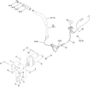 Electric Deck Lift Assembly No 144-0390