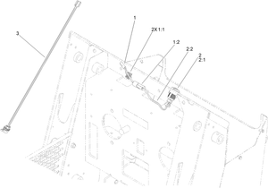 Toro 144-2512 Snow Thrower Power Kit, TX 427, TX 525, or TX 1300 Compact Utility Loader Parts Diagram