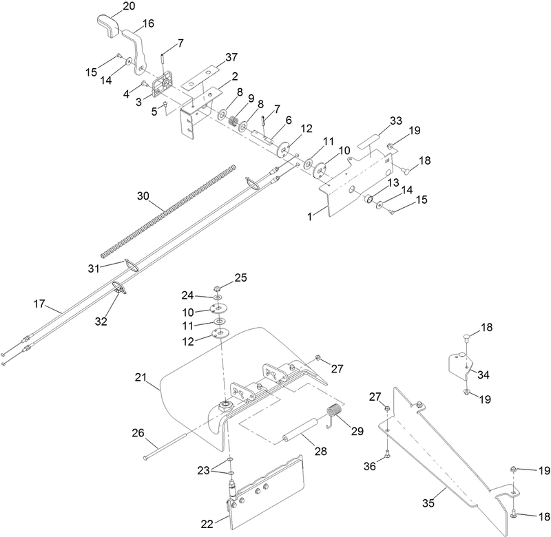 Gate Chute Assembly No 144 6572