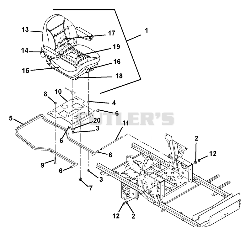 Seat And Hood Frame