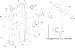 Toro 145-3687 Kit-bucket Mount Parts Diagram