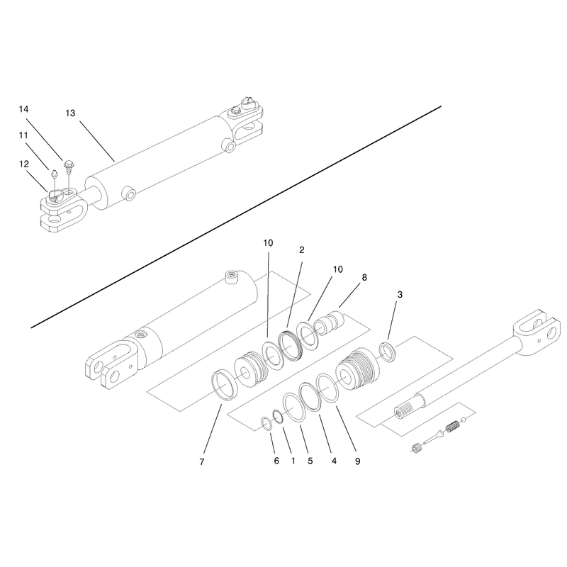 Hydraulic Cylinder Assembly No 99-3278