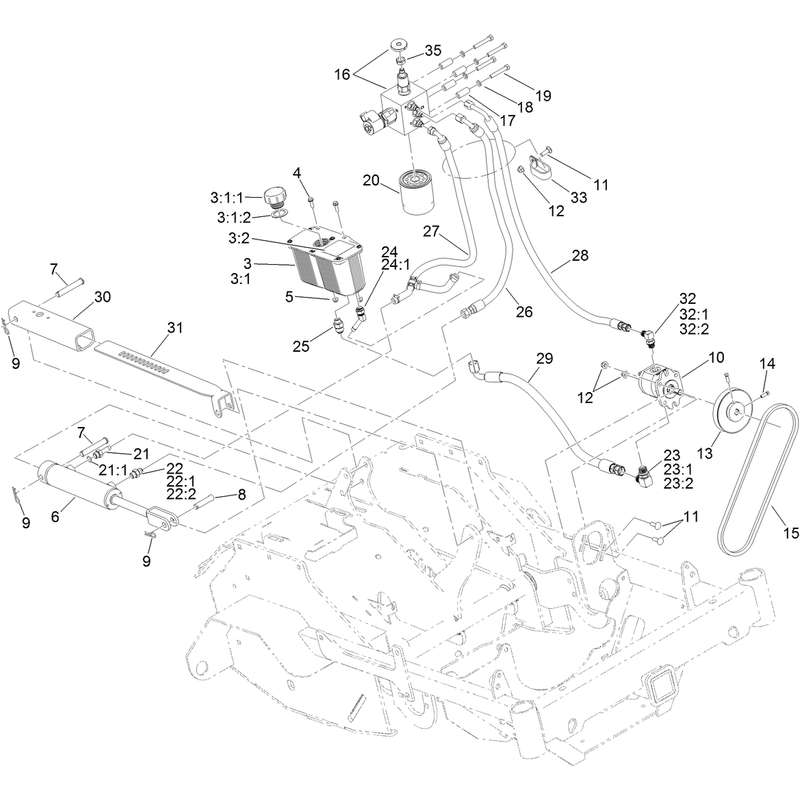 Auxiliary Hydraulic Assembly
