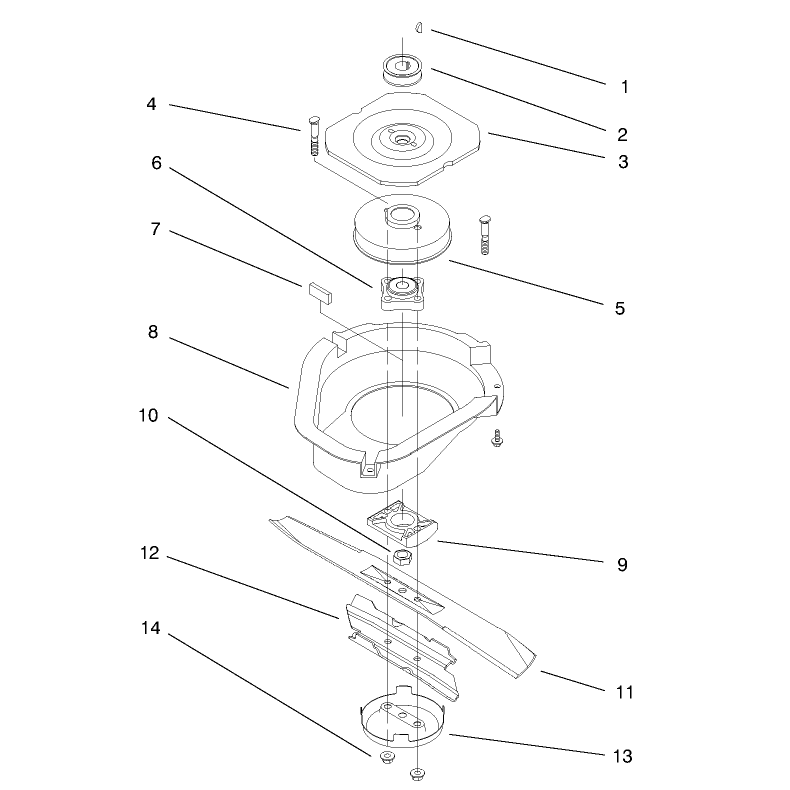 Blade Brake Clutch Assembly