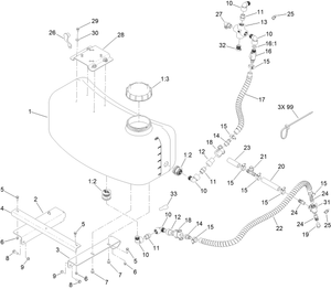 30 Gallon Auxiliary Tank Kit Assembly No 146-0600