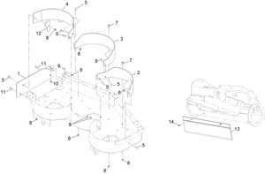 Toro 147-0315 Recycler Kit-G3/GRANDSTAND, 48-NO Blades Parts Diagram
