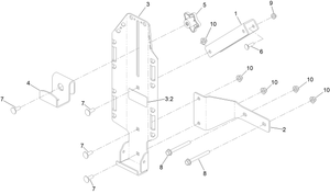 Bucket Mount Kit Assembly No 147-6345