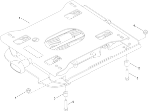 Toro 147-7613 Seat Suspension Kit [Titan Max] Parts Diagram
