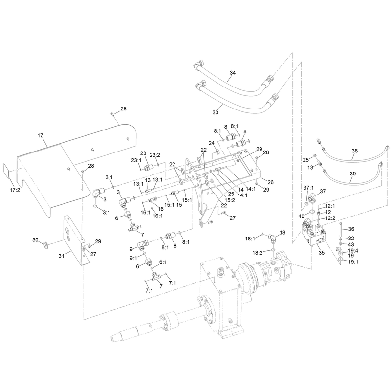 Carriage Guard and Mounting Assembly
