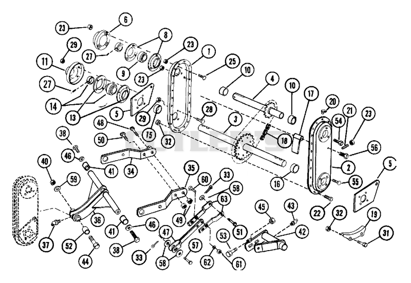 Tiller 34", Chain Housing