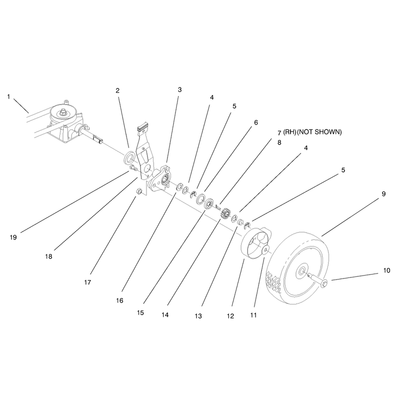 Gearcase and Wheel Assembly