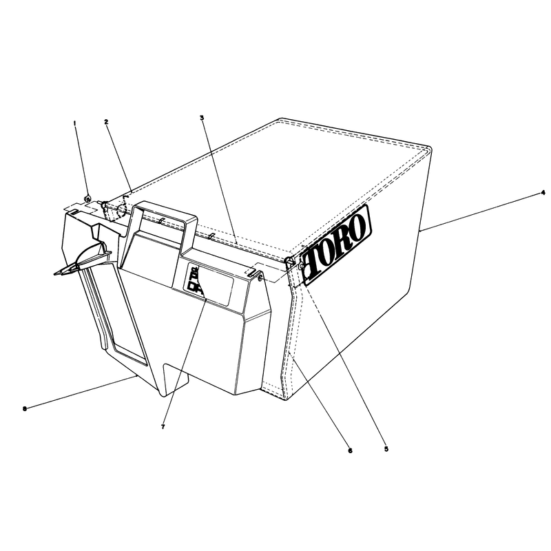 Grass Bag Assembly No 11-0189