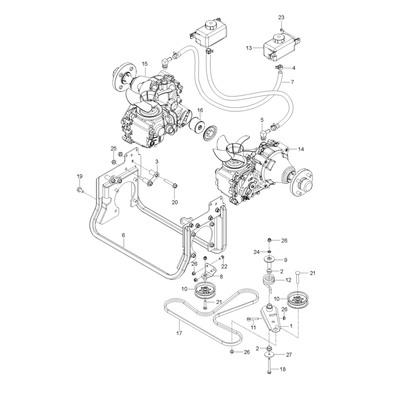 HYDRAULIC PUMP - MOTOR
