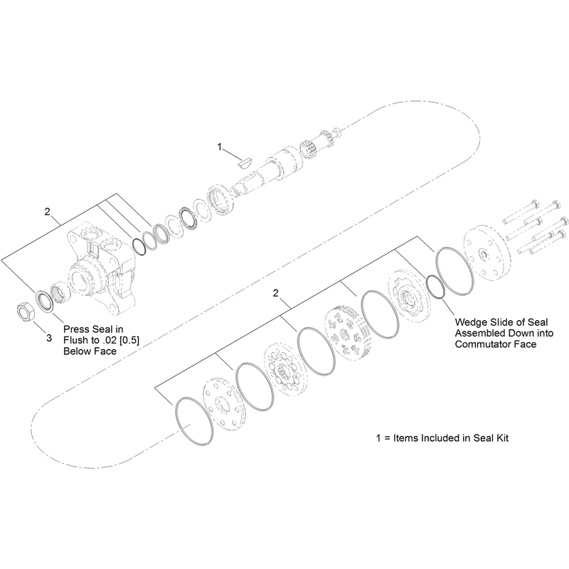 Hydraulic Motor Assembly No 127-9603