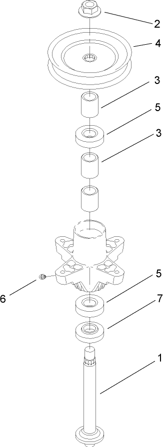 Spindle Assembly No 112 0915