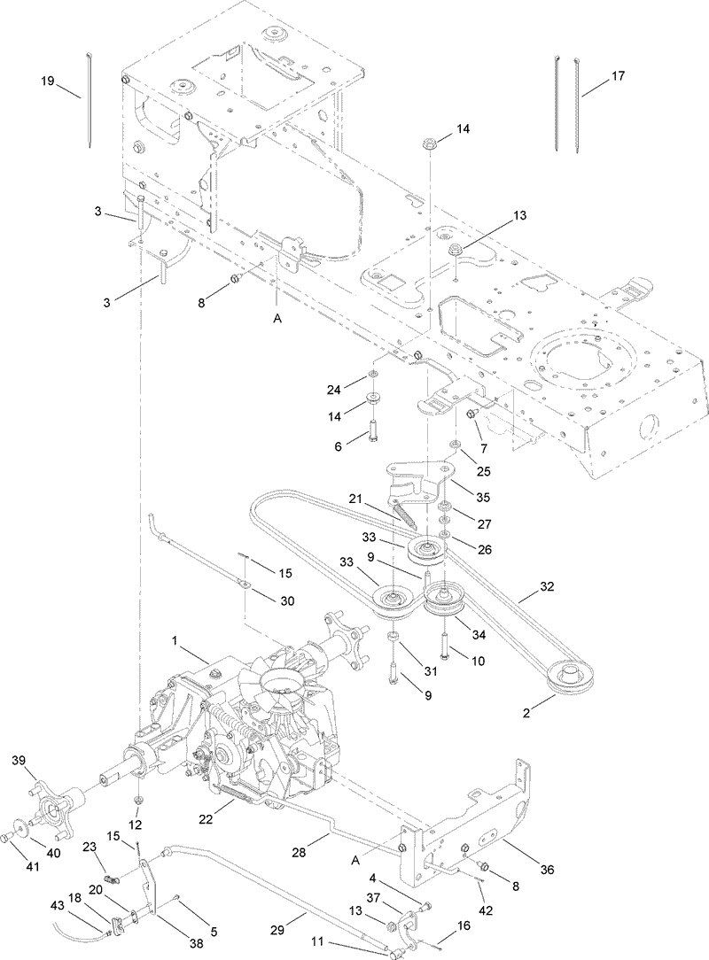 Transmission Belt and Pulley Assembly