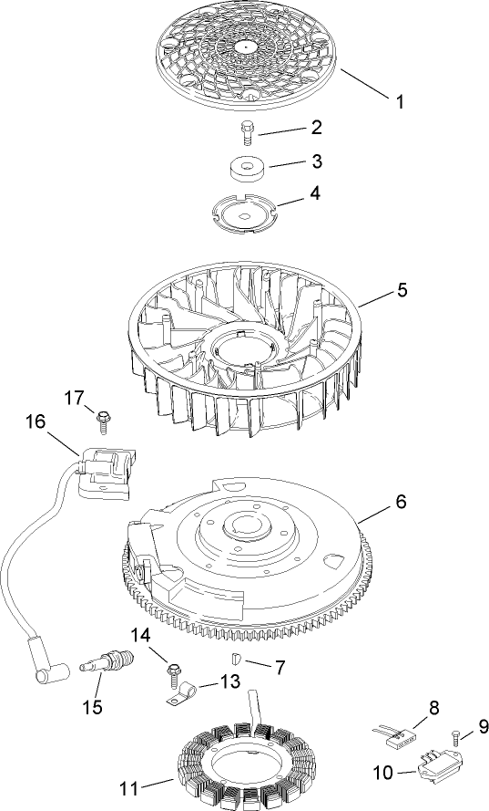 Ignition and Electrical Assembly Kohler SV720 0017