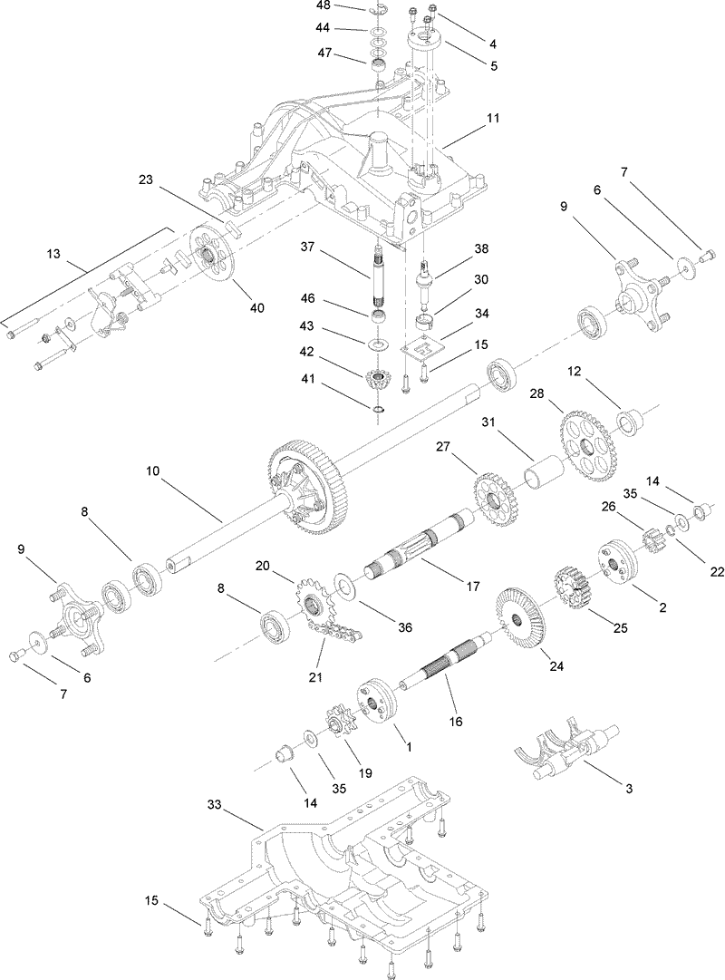 Transmission Assembly No 112 0558