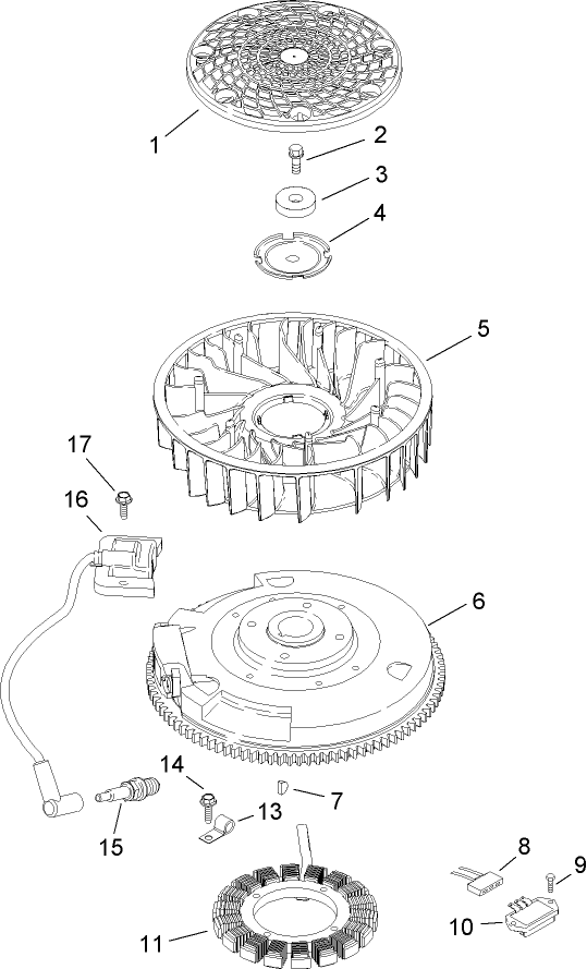 Ignition and Electrical Assembly Kohler SV730 0018