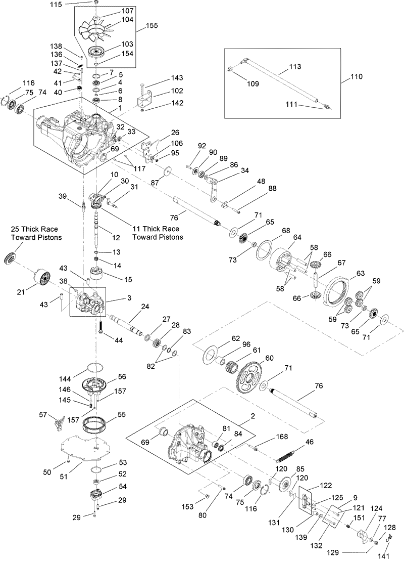 Transmisson Assembly No 112 0914 Continued