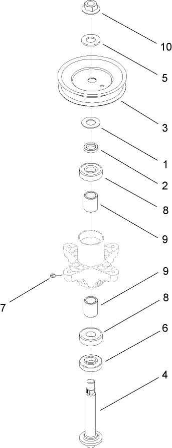 Spindle Assembly No 112 0370