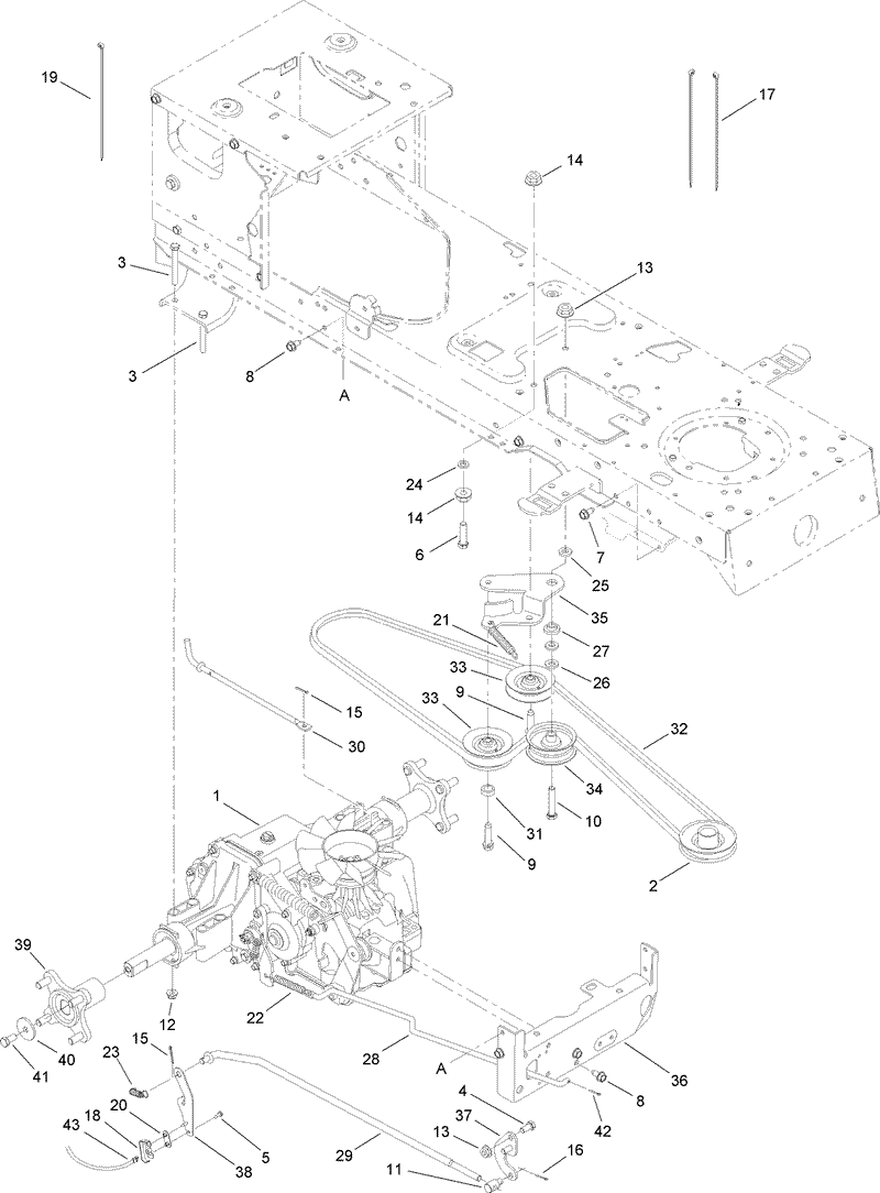 Transmission Belt and Pulley Assembly