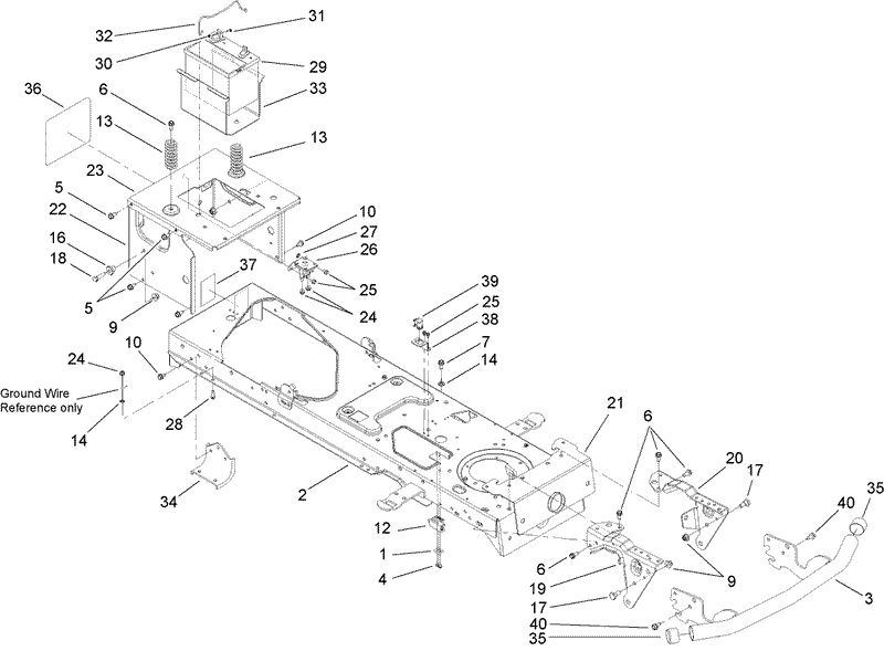 Frame and Battery Assembly