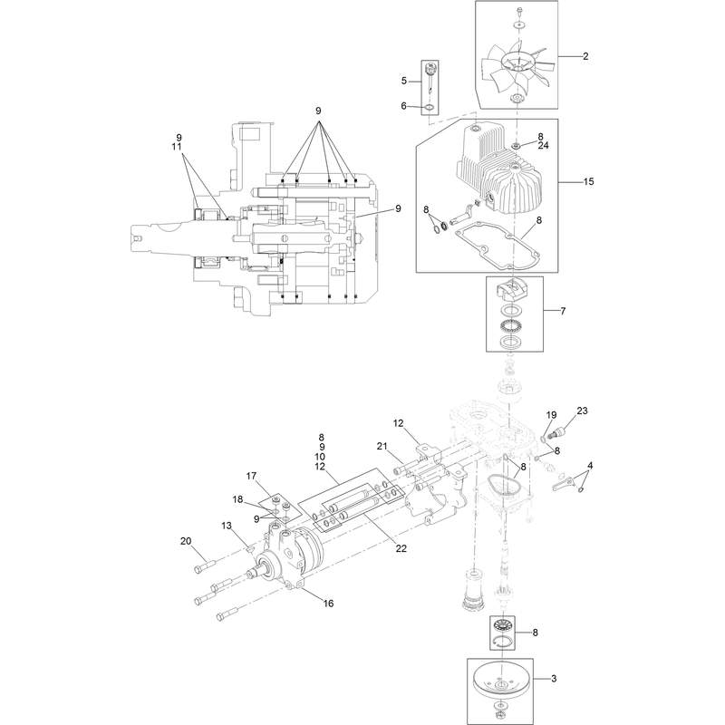 LH Hydro Assembly No. 126-1319