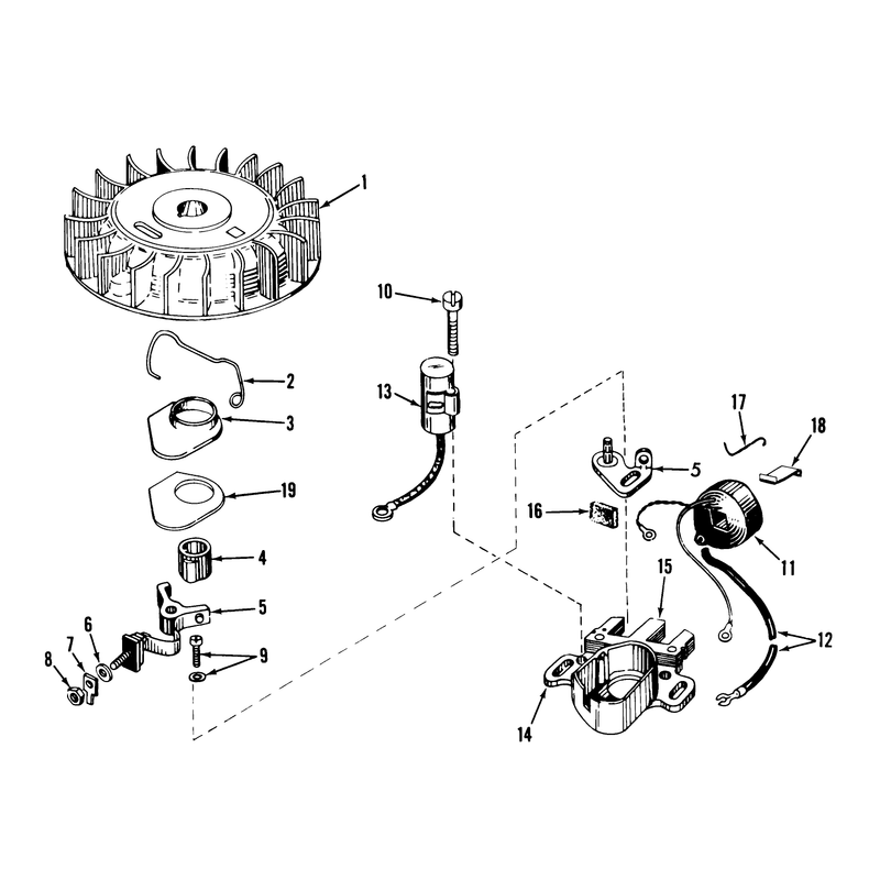 Model 610689a Magneto Assembly (recoil)
