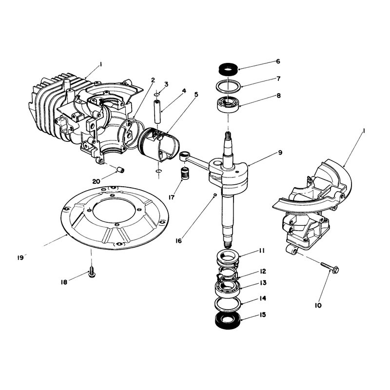 Engine Assembly Model No 47pg6 and 47ph7